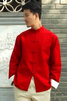 Mandarin Plain Cotton Linen Jacket (RM)
