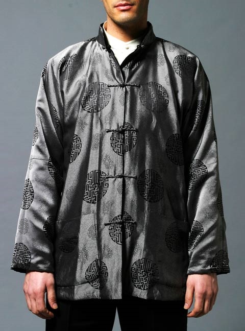 Mandarin Silk Jacquard Jacket (CM)