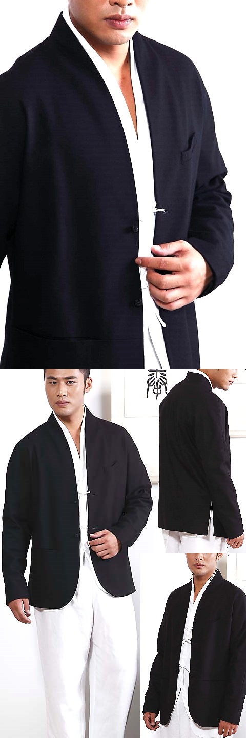 Mandarin V-collar Jacket (CM)