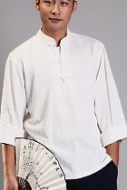 Long-sleeve Mandarin Collar Pullover Duangua (CM)