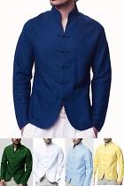 Mandarin V-collar Shirt/Jacket (CM)