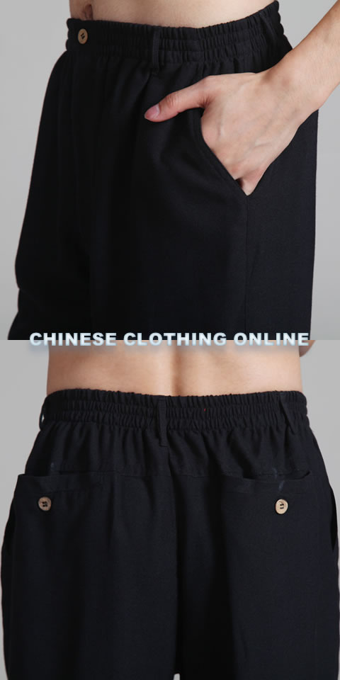Mandarin Plain Polyester Cotton Shirt (RM)