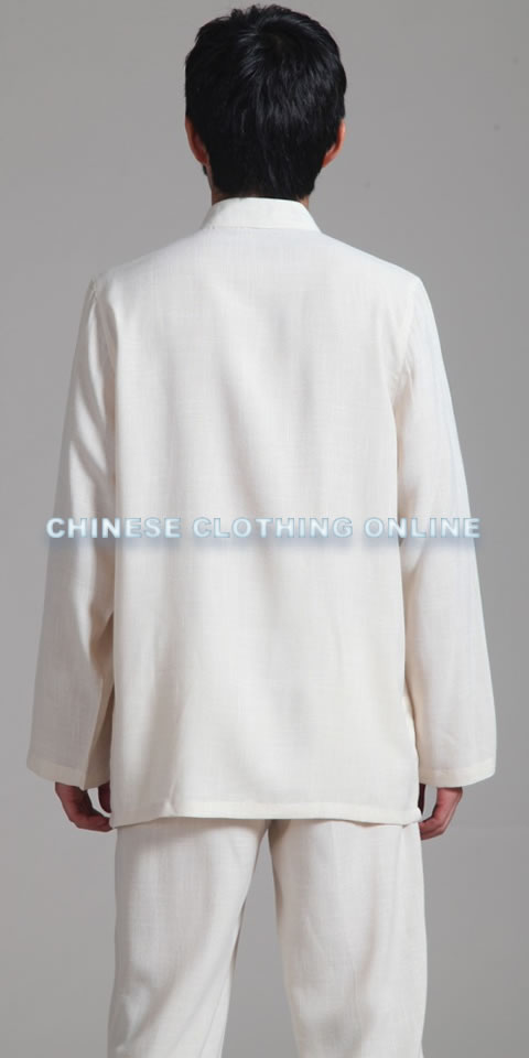 Mandarin Plain Polyester Cotton Shirt (RM)