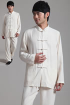 Mandarin Plain Polyester Cotton Shirt (RM)