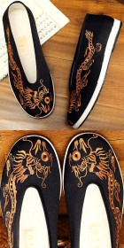 Chinese Round Opening Embroidery Cloth Shoes (RM)