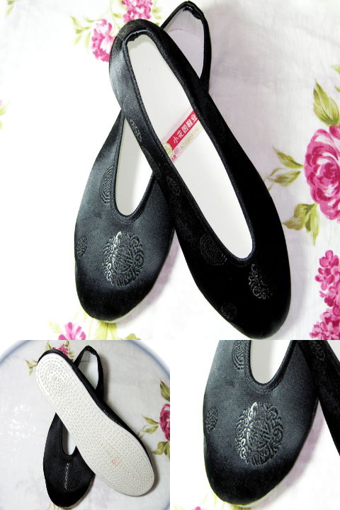 Round Opening Jacquard Shoes (Xiaoyuankou)