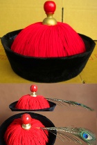 Chinese Qing Dynasty Official Hat for Adults