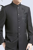 Modernised Mao Suit w/ Big Dragon Embroidery (RM)