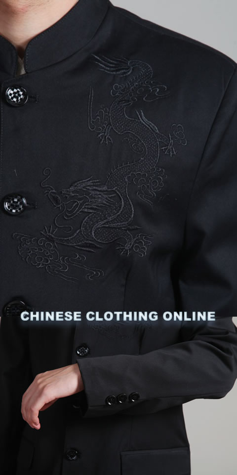 Modernised Mao Suit with Embroidery Dragon (RM)