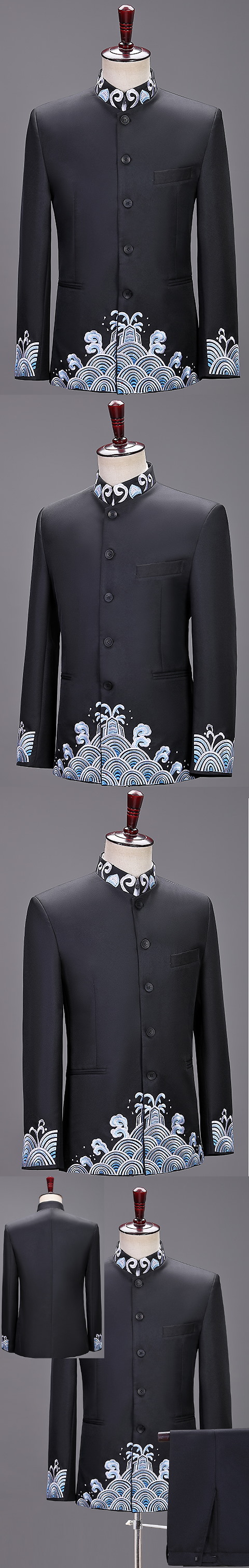 Modernised Embroidery Mao Suit (RM)