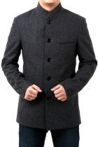 Modernised Mao Jacket in Heavy Wool fabric (RM)