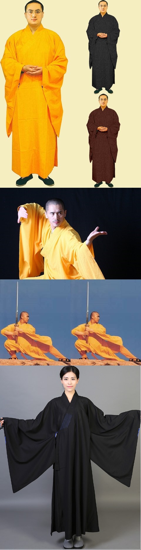 Shaolin Buddhist Long Robe - Haiqing (CM)