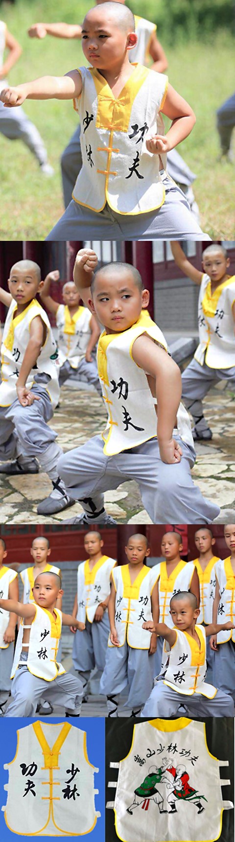 Kid's Shaolin Kung Fu Vest (RM)