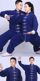 Bargain - Professional Long-sleeve Taichi Kungfu Uniform - Cotton/Silk