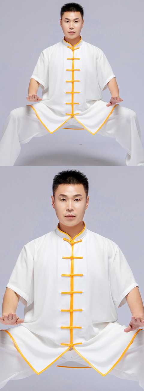 Professional Short-sleeve Cotton/Silk Taichi Kungfu Uniform (RM)