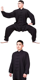 Professional Long-sleeve Linen Taichi Kungfu Uniform (RM)