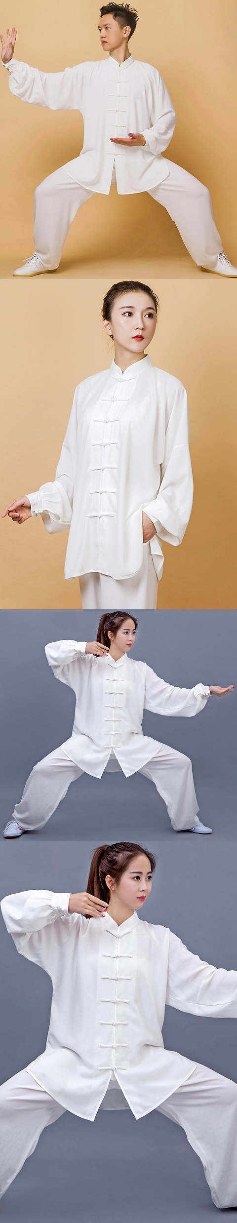 Professional Long-sleeve Linen Taichi Kungfu Uniform (RM)