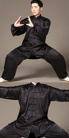 Professional Dragon Jacquard Taichi Kungfu Uniform with Pants (RM)