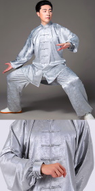 Professional Dragon Jacquard Taichi Kungfu Uniform with Pants (RM)