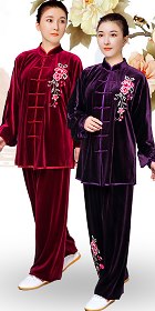 Professional Taichi Kungfu Uniform with Pants - Velvet (RM)