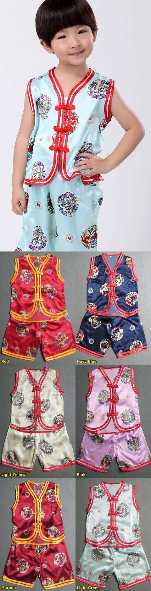 Boy's Sleeveless Vest Suit (RM)