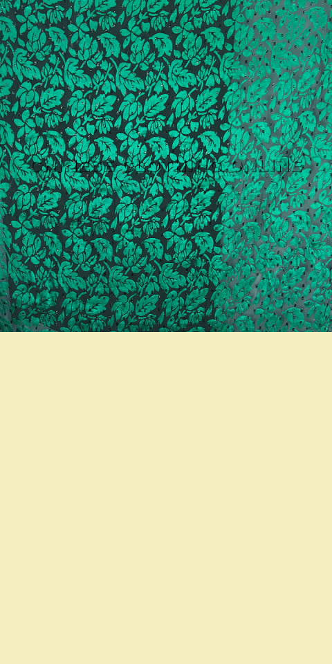 Fabric - See-through Embroidery Velvet Gauze (Green)