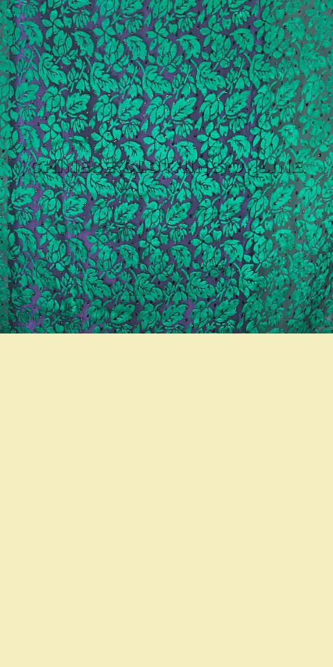 Fabric - See-through Embroidery Velvet Gauze (Green)