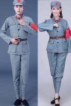 中國紅軍服套裝 (灰色)