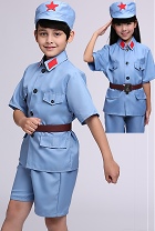 Kids' People's Liberation Army / Red Guard Outfit (Blue)