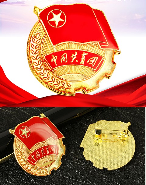 中國共青團團徽胸章
