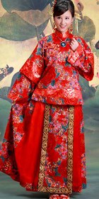 Red Wedding Skirt Suit (RM)