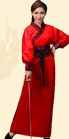 Chinese Traditional Dress - Chivalrous-woman Hanfu (RM)