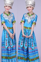 Chinese Ethnic Dancing Costume - Miao Zu