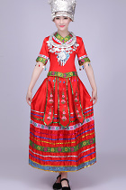 Chinese Ethnic Dancing Costume - Miao Zu