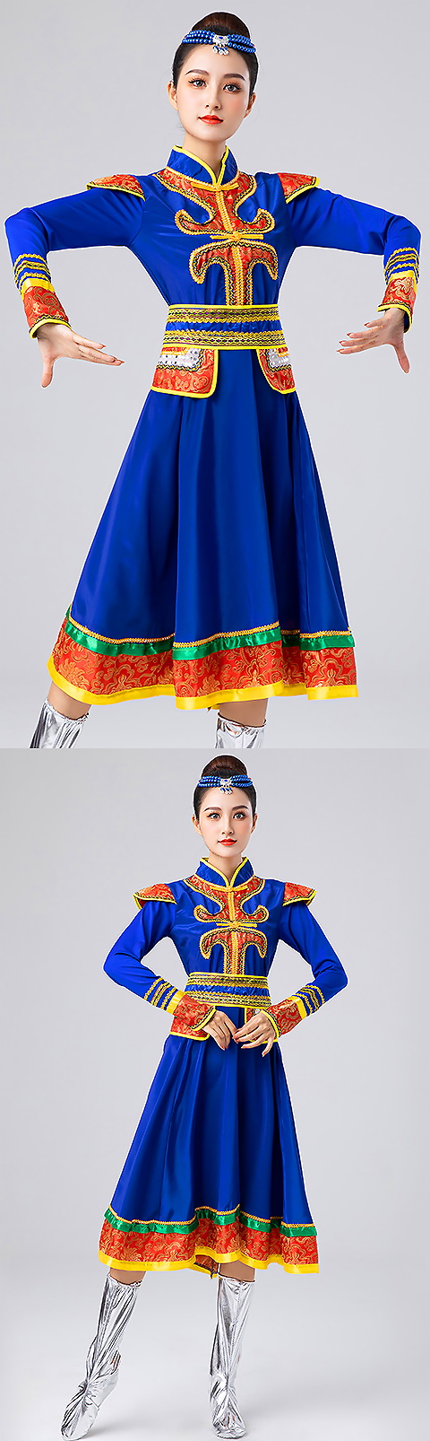 Chinese Ethnic Dancing Costume - Menggu Zu (Mongolian)