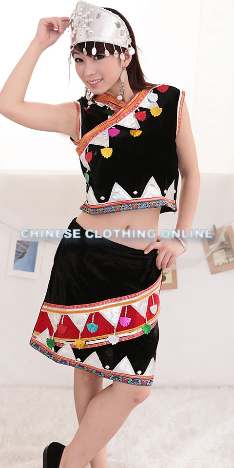 Chinese Ethnic Dancing Costume - Wa Zu