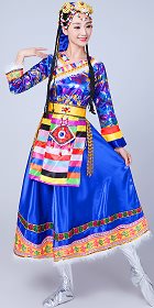 Chinese Ethnic Dancing Costume - Zang Zu (Tibetan)