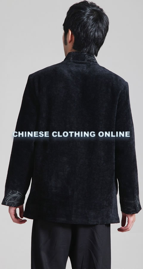 Mandarin Chenille Fabric Jacket (RM)