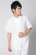 Linen Cotton Short-sleeve Chinese Ethnic Shirt (RM)