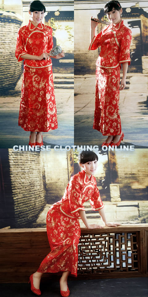 3/4-sleeve Long-length Fengxian Qungua (RM)