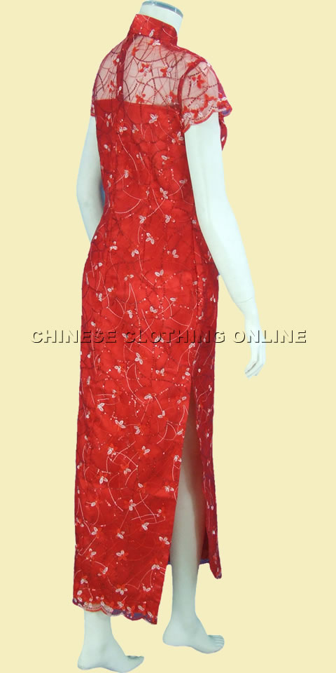 Cup-sleeve Long-length Cheongsam (CM)