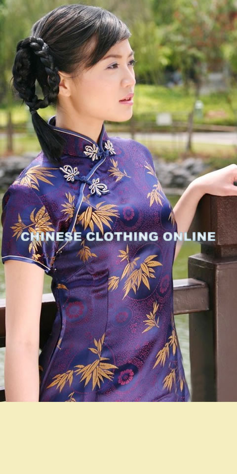 Short-sleeve Long-length Cheongsam (CM)