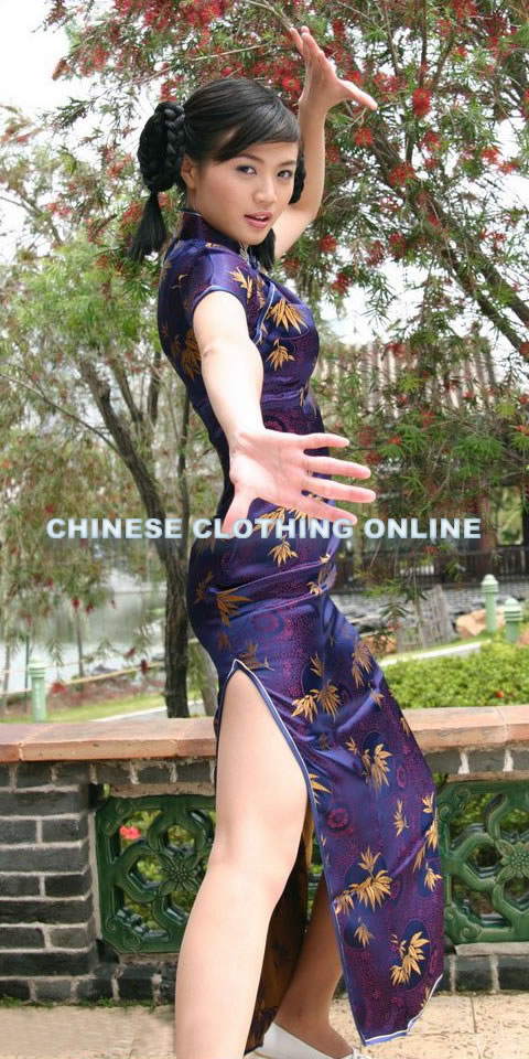 Short-sleeve Long-length Cheongsam (CM)