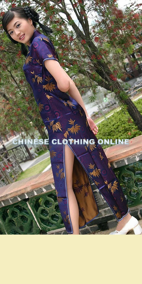 Short-sleeve Long-length Cheongsam (CM)