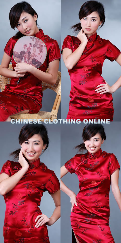 Short-sleeve Long-length Cheongsam (CM)