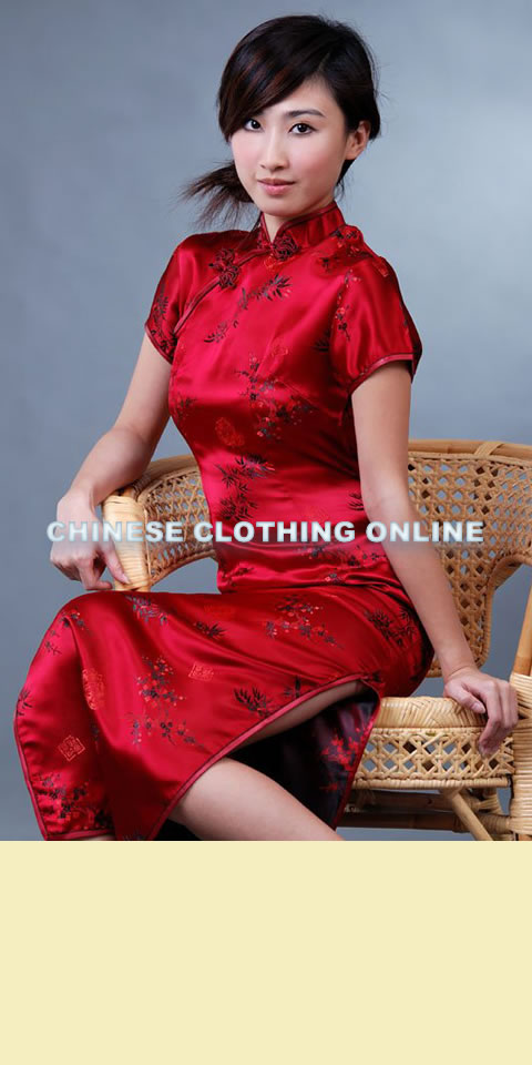 Short-sleeve Long-length Cheongsam (CM)