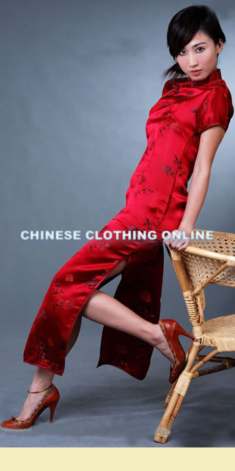 Short-sleeve Long-length Cheongsam (CM)