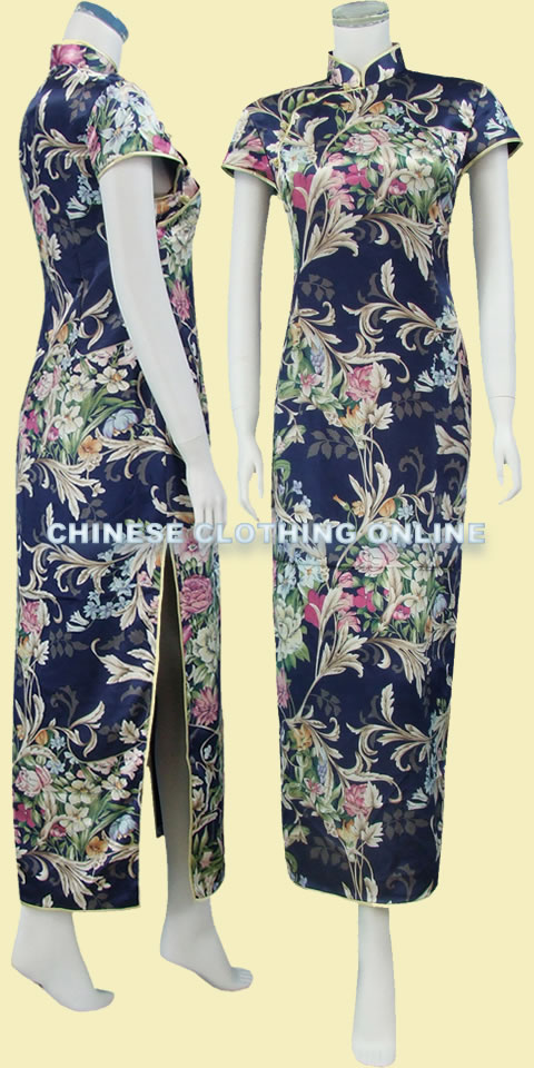 Short-sleeve Long-length Cheongsam (CM)