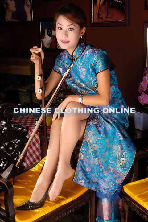 Short-sleeve Long-length Cheongsam (CM)