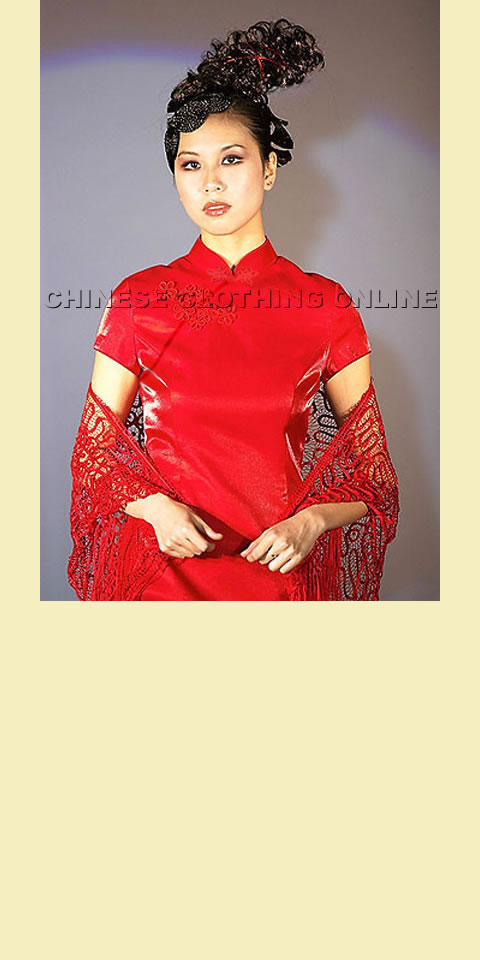 Short-sleeve Long-length Cheongsam (CM)